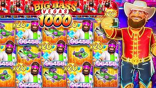 I GOT MAX STAGE *10X* ON BIG BASS VEGAS 1000..
