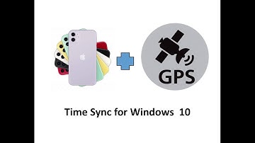 Using Iphone for GPS time sync on Windows 10