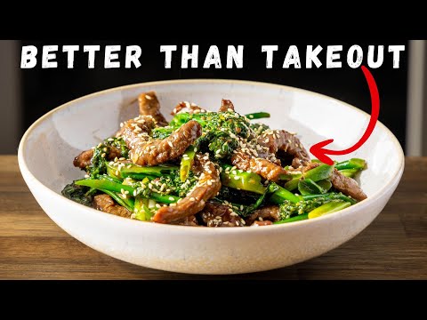소고기 브로콜리 볶음(Beef & Broccoli) - 중식당 스타일의 부드러운 맛