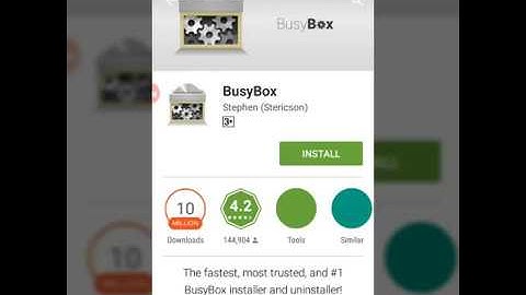 How to install busy box in any Android device