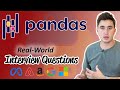 Solving realworld data science interview questions with python pandas