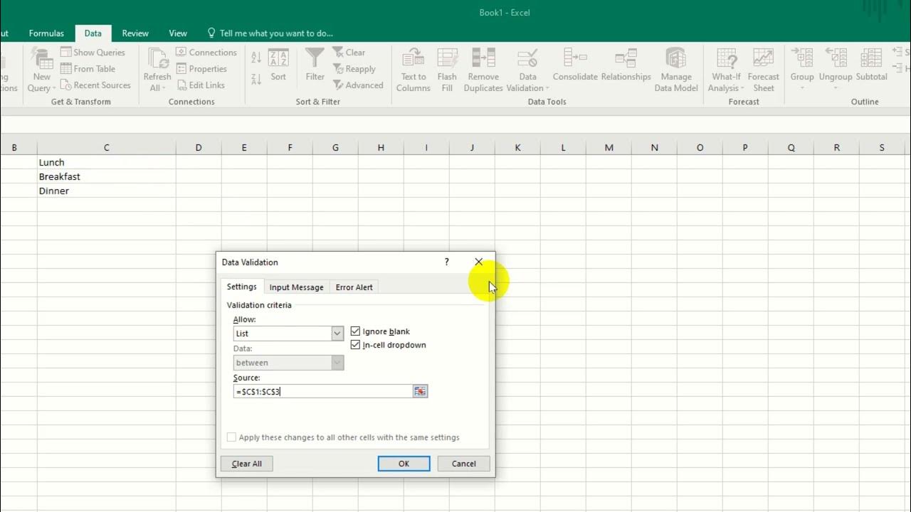 របៀបបង្កើត List នៅក្នុង Excel ងាយៗ - How to create selected list in ...