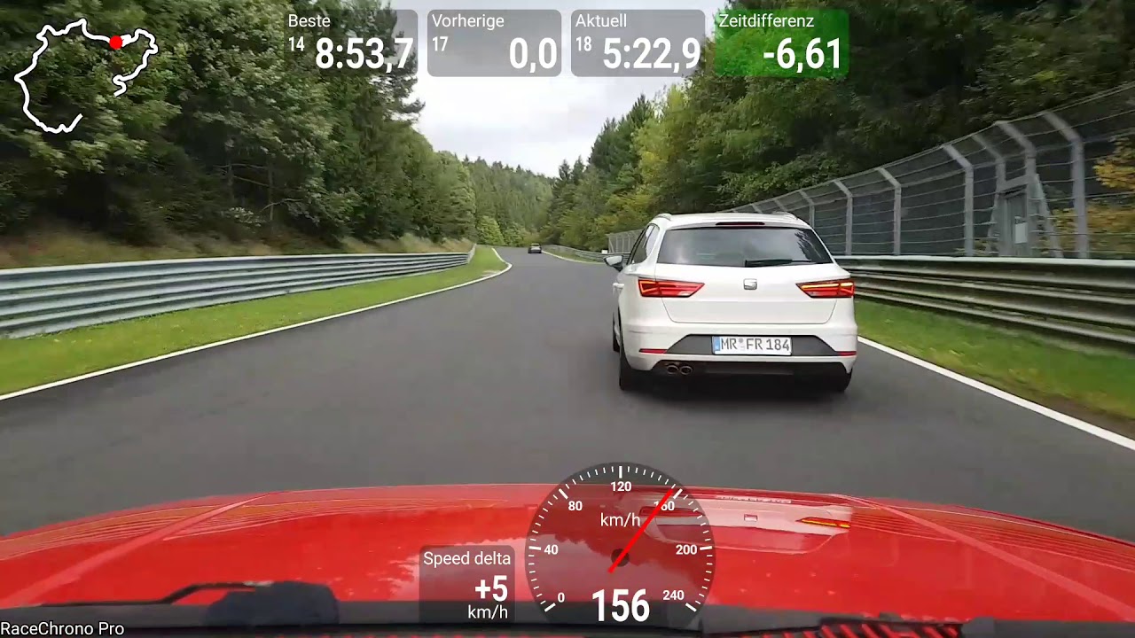VW Golf 2 GTi 16V, Nordschleife 03.10.17, 8.40 Min BTG