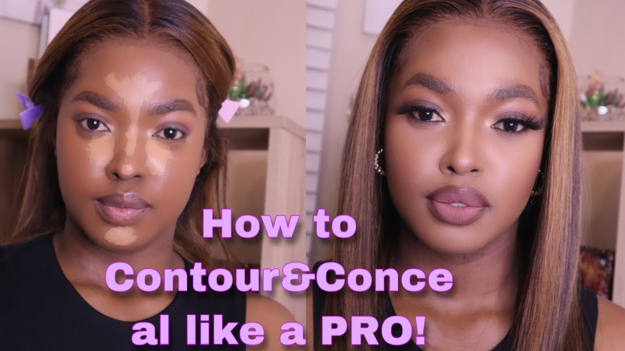 Highlight&Contour like a PRO tutorial for beginners||Nakho Mahola