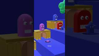 Monster Cubes Horror Show #shortvideo #loop #animation