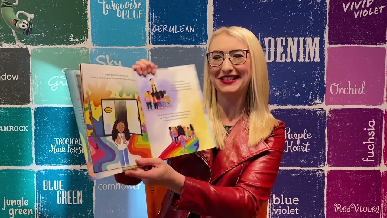 Ellie's Crayon Adventure book reading at Crayola Experience (Easton, PA)