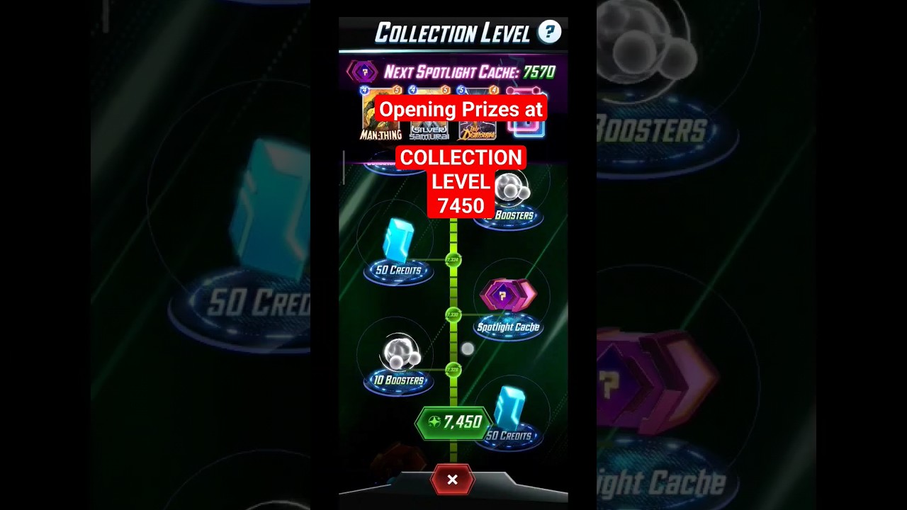 Opening 2 Spotlight Cache and 9 Collector's Reserve. Marvel: Snap. 