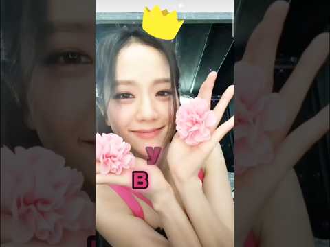 black pink jisso flower🌸 song special look ✨ #jisso #look  #youtubeshorts #blackpink  #shorts