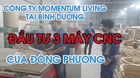 Máy cnc cắt quảng cáo 1 đầu Đông Phương tại công ty Momentum Living, Bình Dương| Máy cnc 1325 -1 đầu