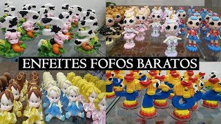 ENFEITES LINDOS E BARATOS DE BISCUIT NA 25 DE MARÇO - ATELIE GI SANTOS