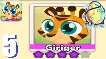 Merge Zoo - gameplay  walkthrough part 5  Hybrid Family / Hybrid eggs - Cutest Game ios & Android!