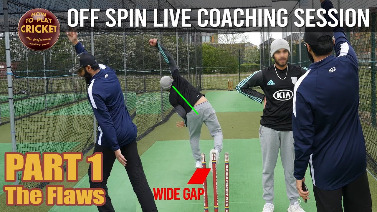 P1 Off Spin Flaws 🔴 Live masterclass cricket coaching session