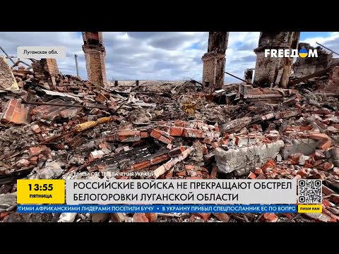 Российская армия ежедневно обстреливает Белогоровку