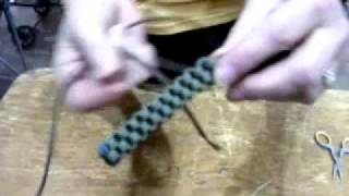 Field Expedients 550 Cord Survival Braid Key Chain Diy Youtube