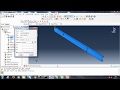 Abaqus standard: Nonlinear buckling tutorial