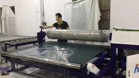 NG-06R semi-automatic mattress roll packaging machine