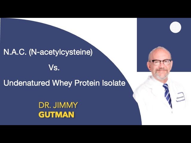 NAC (N-acetylcysteine vs Undenatured Whey Protein Isolate