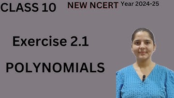 Class 10 || Ex 2.1 || Find Number of Zeros || New Ncert 2024-25