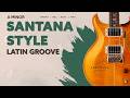 Classic Santana Style Latin Rock Backing Track in A Minor | 112 BPM Jam
