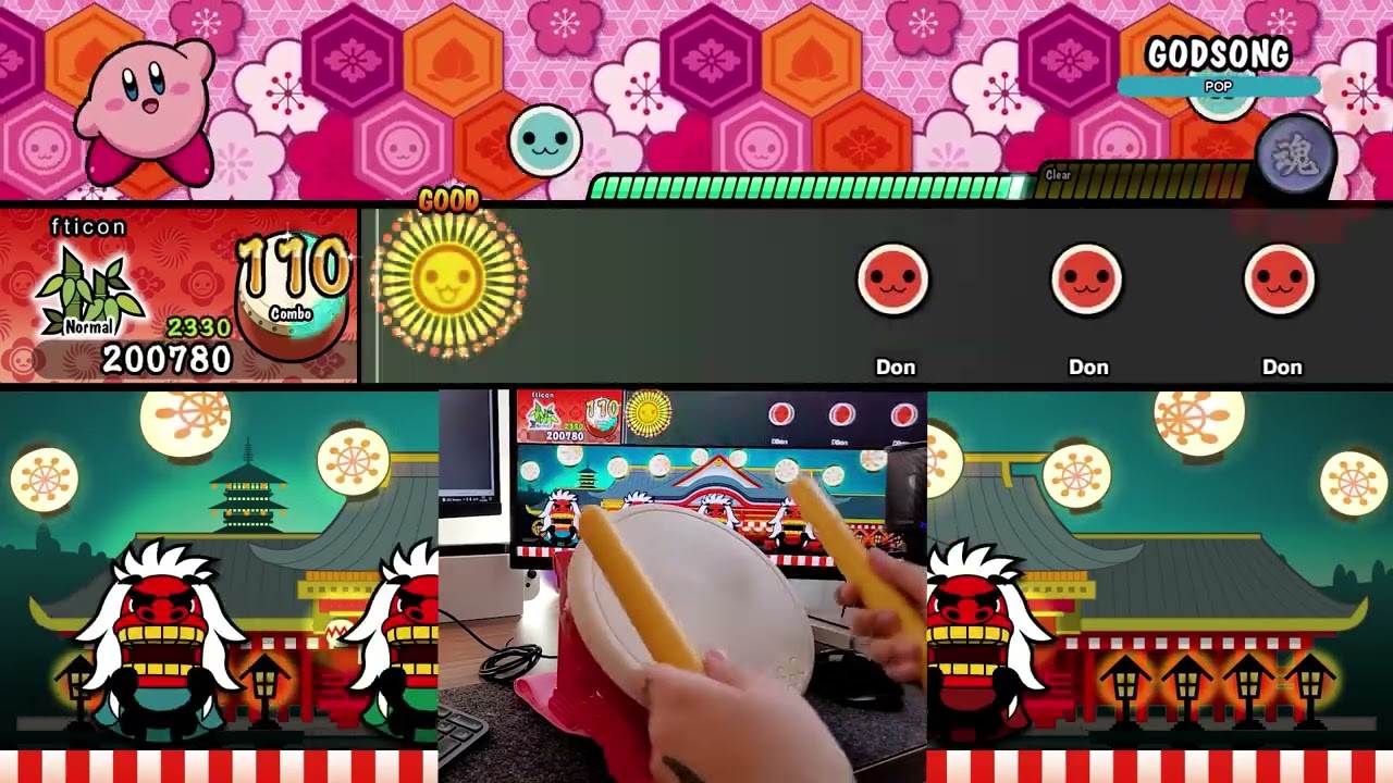 GODSONG [normal 5⭐] • Taiko no Tatsujin: Drum 'n' Fun! • Nintendo Switch