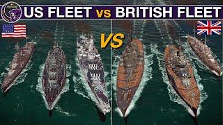 Iowa, New Mexico & Escorts vs Vanguard, Warspite & Escorts | War On The Sea