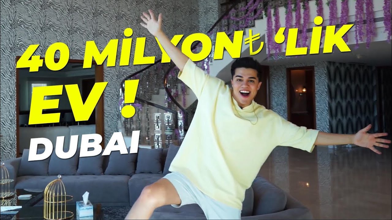 DUBAI’DE 40 MILYON TL’LİK EVDE TATİL!