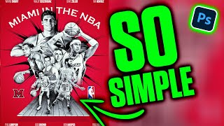 Making a basketball poster COULD NOT BE EASIER