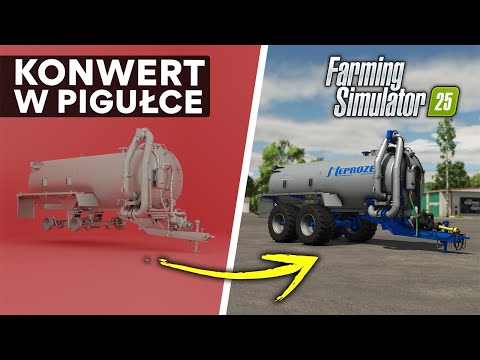 🚜Tak powstał NAJNOWSZY MEPROZET do FS25 ⏱Timelaps #3 | "KONWERT W PIGUŁCE" #fs25