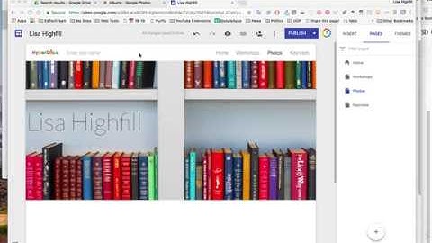 Embedding Google Photo Albums in New Google Sites