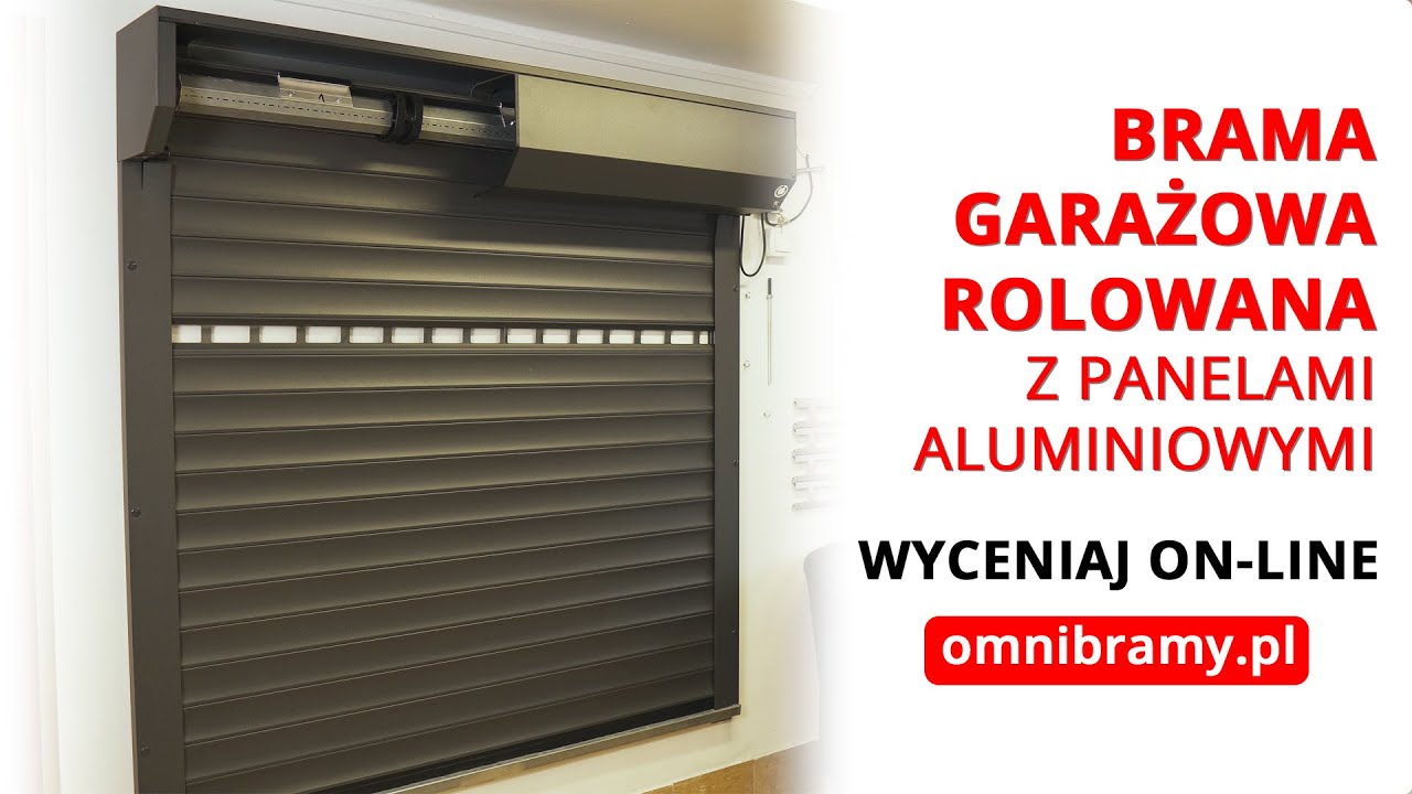 Rolowana Brama Garażowa WYCENIAJ ON-LINE omnibramy.pl