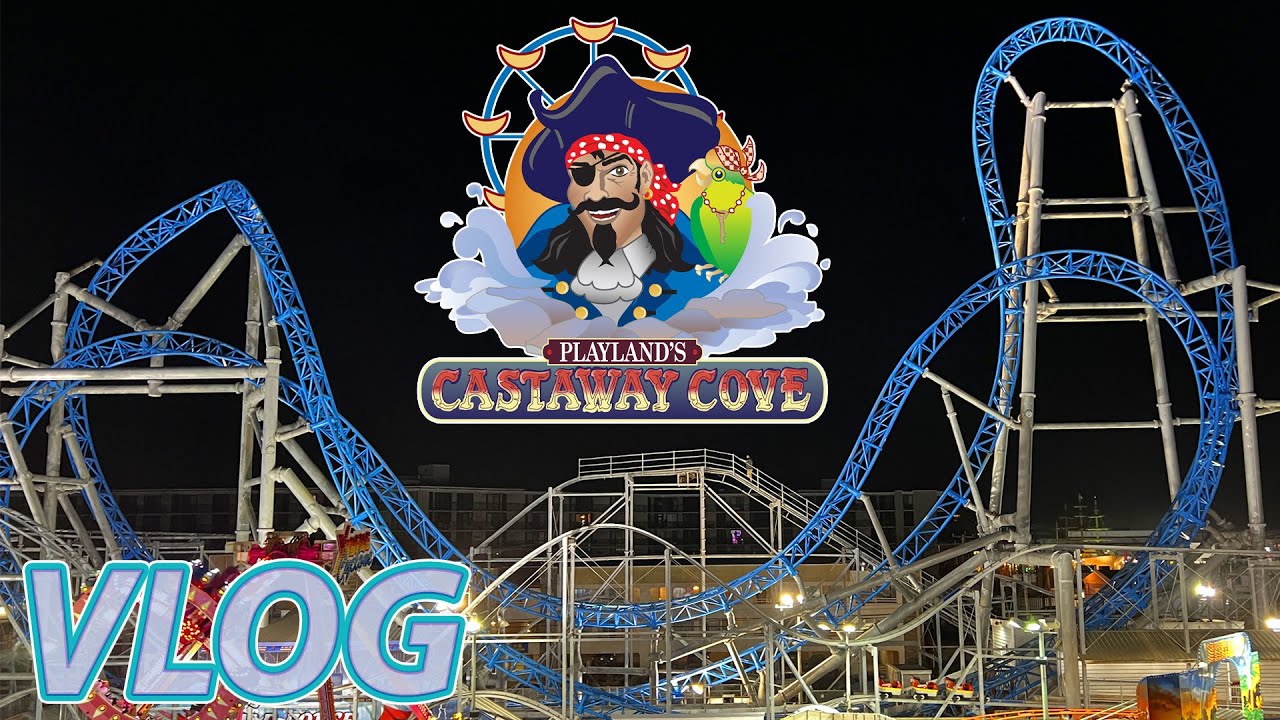 Unlimited Rides at Amazing Boardwalk Amusement Park (Playland's Castaway Cove) | VLOG | October 2024