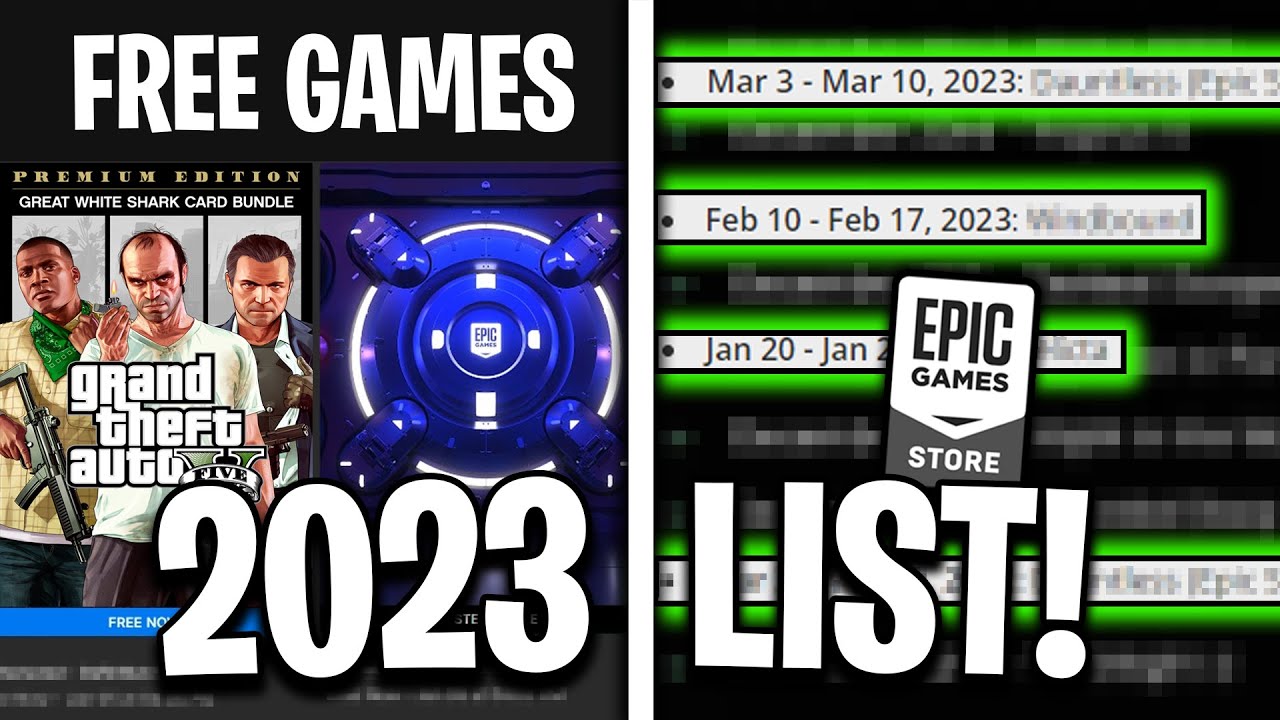 FREE Games Arriving To Epic Games Store In 2023 YouTube