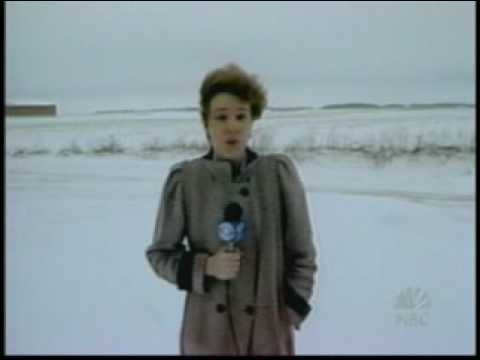Reporter Gets Hit by Snow Plow