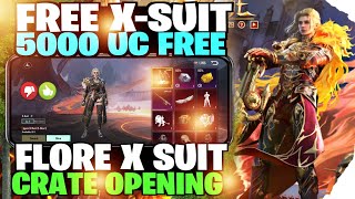 BGMI X-SUIT Crate Opening | FREE 5000 UC TRICKS | FREE BGMI FREE X-SUIT OPENING | Pubg Geme XSUIT