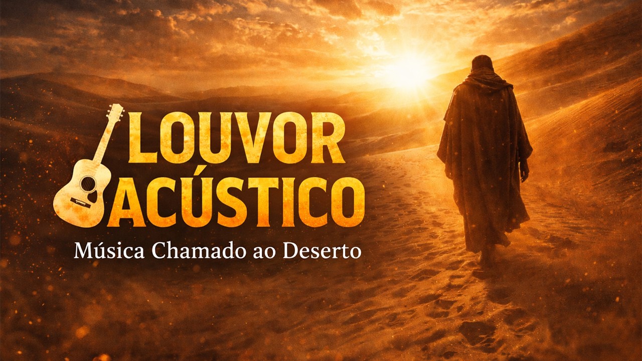 Chamado ao Deserto | Louvor Acústico para Oração Profunda | Entre a Cruz e o Milagre