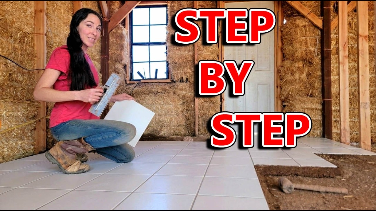 Amazing Transformation! Adding Tile To Our Earthen Floor, A Complete Guide
