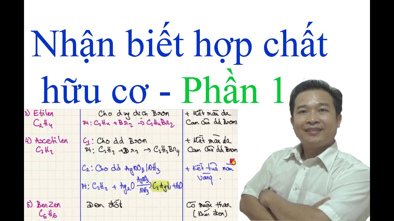 Hóa 9 - Nhận biết hợp chất hữu cơ - phần 1/tmttuan
