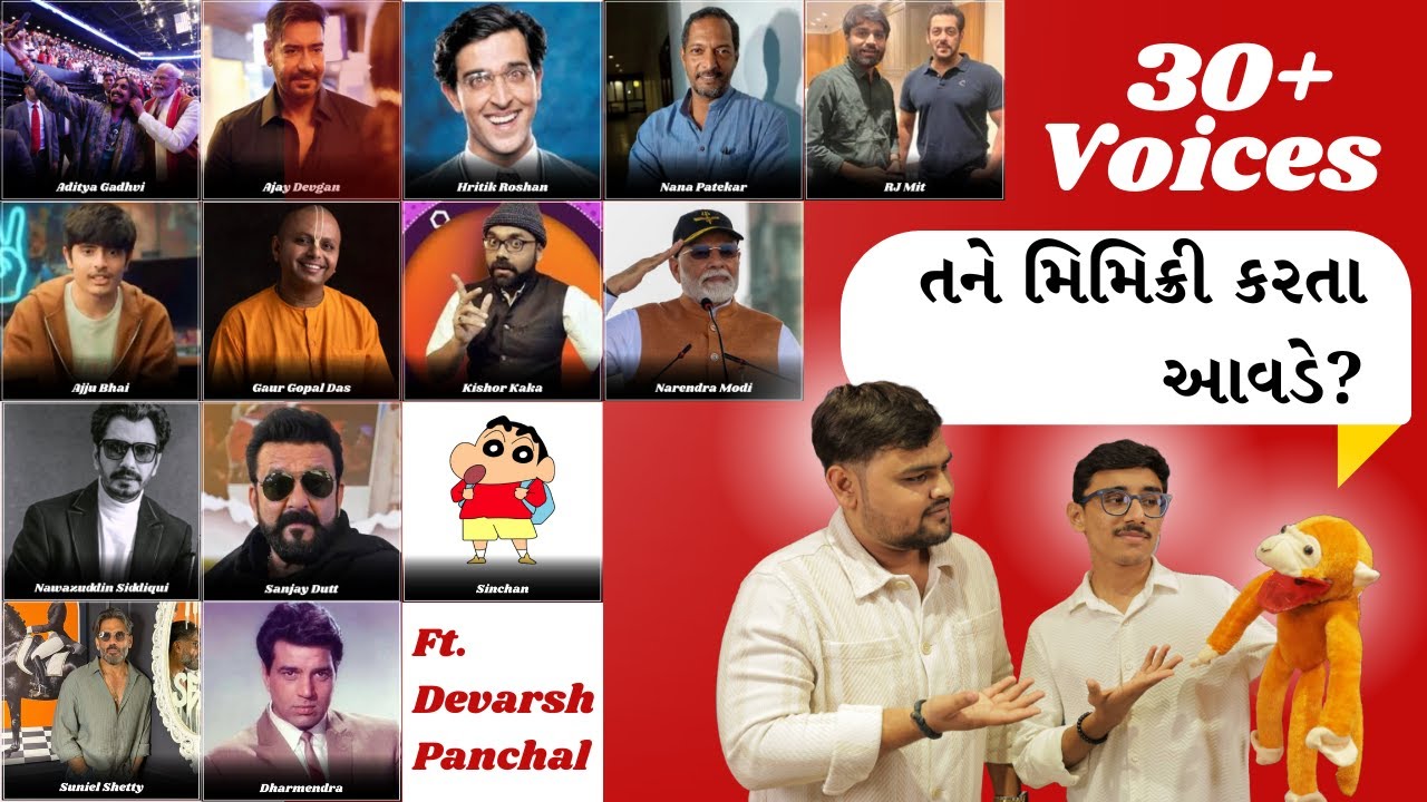 Mimicry Artist Devarsh Panchal | The Dhaval Raval Show EP 3 | The Gujju Navro