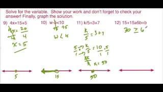 Unit 7 Test Corrections