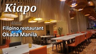 Kiapo Okada Manila. Filipino Restaurant. Full Tour