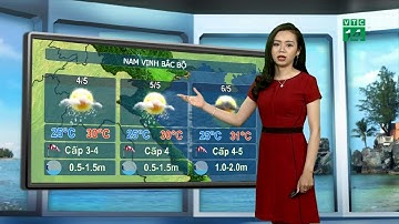 VTC14 | Thời tiết biển 03/05/2018|Vịnh Bắc Bộ, đảo Hoàng Sa gió tăng cường độ lên khoảng cấp 4 cấp 5