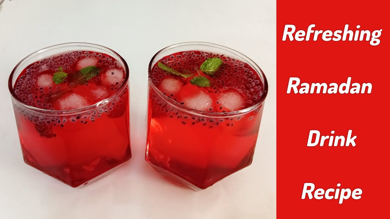 Rooh Afza drink | Special iftari drink | Ramadan series | Refreshing drink | Quick & easy recipe 🍷