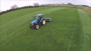 Rolling grass at Carnview Farms- Go Pro & Drone Footage