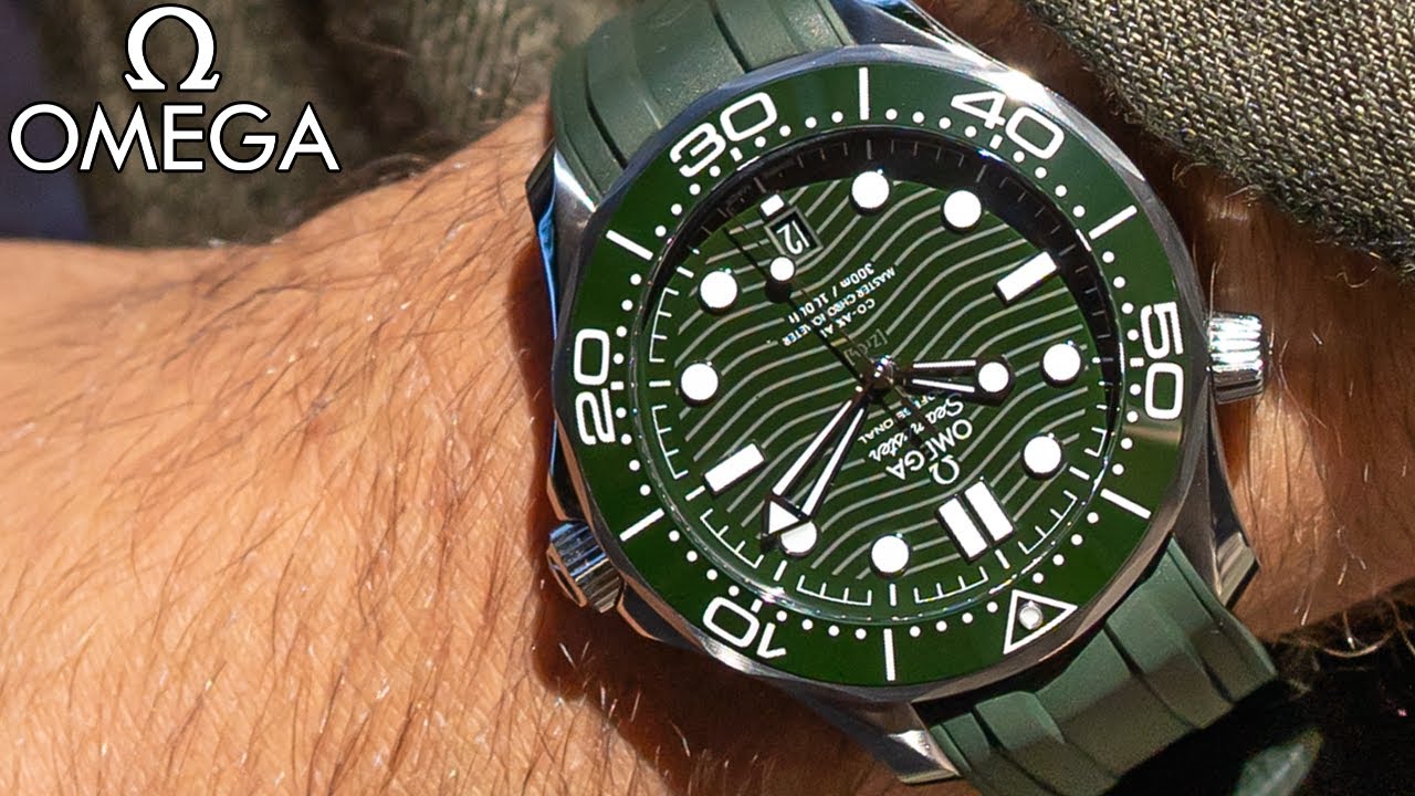 Green Omega Seamaster Diver 300m Professional Video Review