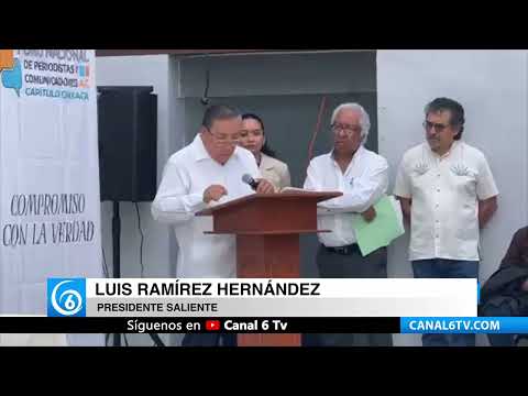 Foro Nacional de Periodistas renueva dirigencia en #Oaxaca y reconoce trayectorias del gremio