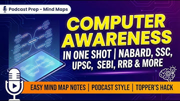 Computer Awareness One Shot 🚀 Topper’s "Mind Map" Hack 🧠 | NABARD, SEBI, SSC, RRB & more