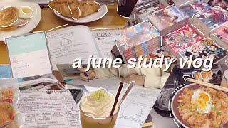 🍵 o level diaries | a late june study vlog - studying outside, practicing papers, trying