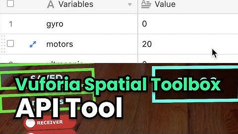 Vuforia Spatial Toolbox Tutorial 1.3: API Tools
