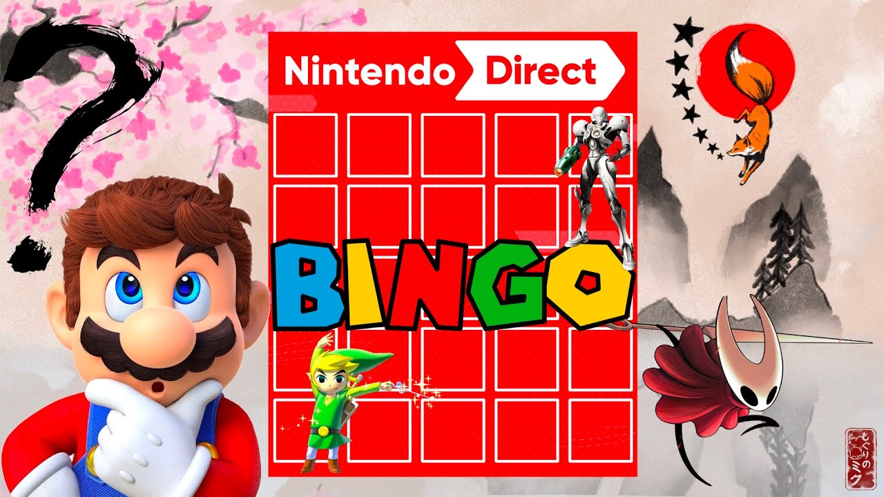 PRÉDICTIONS NINTENDO DIRECT DU 18 JUIN 2024 : mon BINGO et ceux de la communauté !
