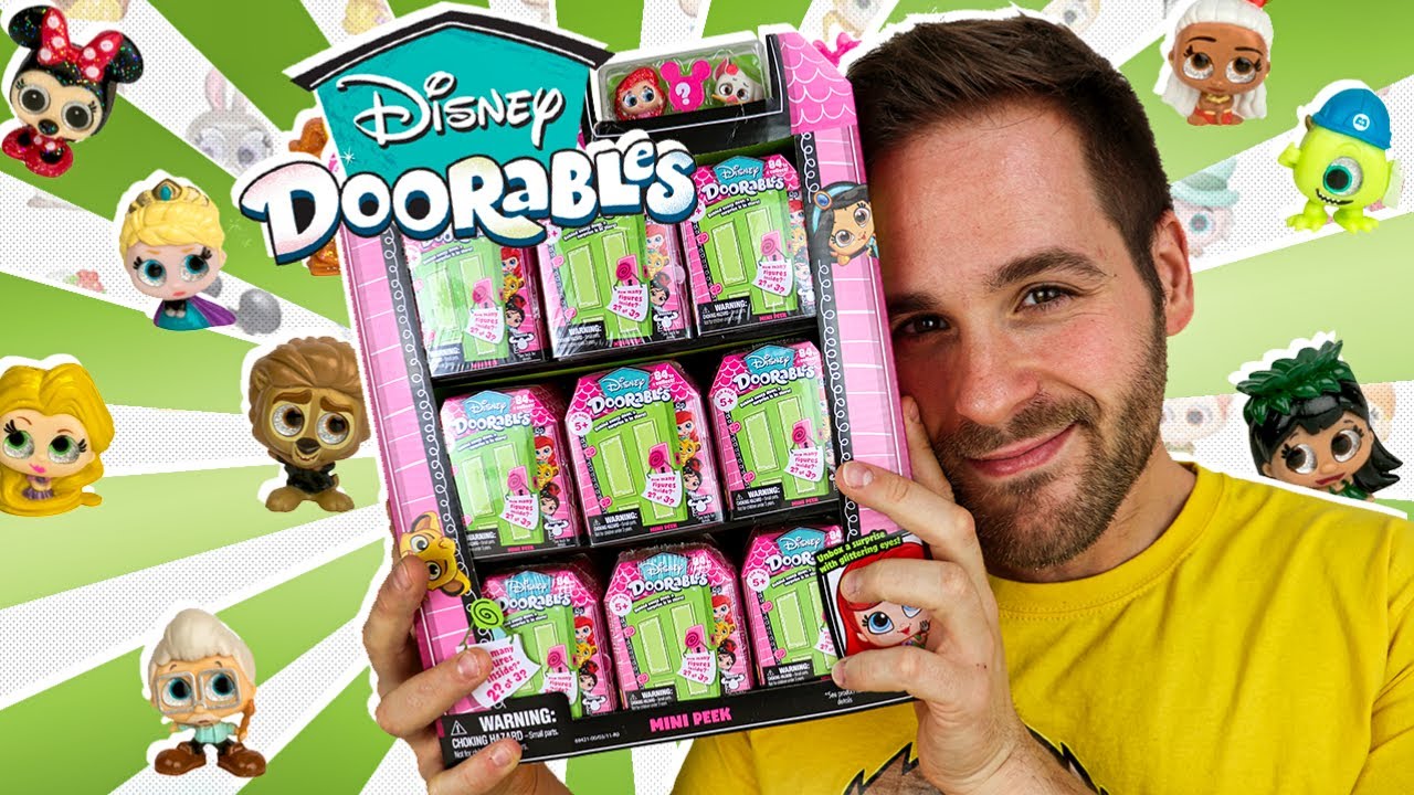 Disney Doorables Series 2 UNBOXING CAJA COMPLETA 27 MINI PEEKS PACKS en Pe Toys